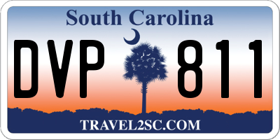 SC license plate DVP811