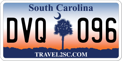 SC license plate DVQ096