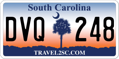 SC license plate DVQ248