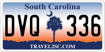 SC license plate DVQ336