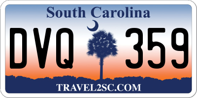 SC license plate DVQ359