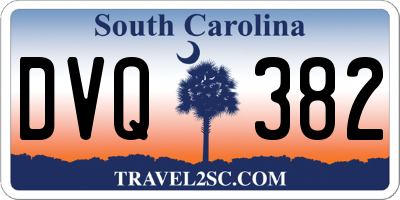 SC license plate DVQ382