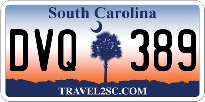 SC license plate DVQ389
