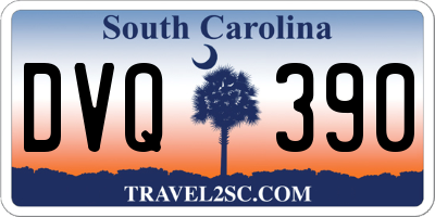 SC license plate DVQ390