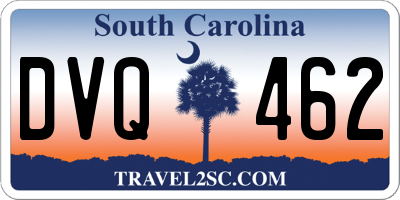 SC license plate DVQ462