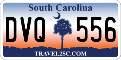 SC license plate DVQ556