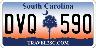 SC license plate DVQ590
