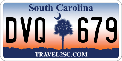 SC license plate DVQ679