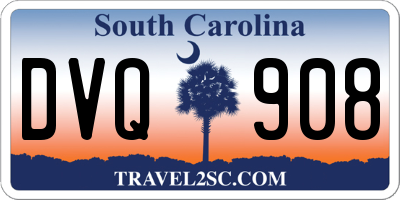 SC license plate DVQ908