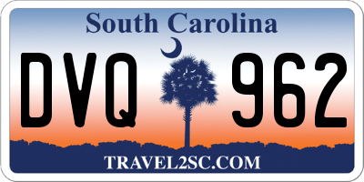 SC license plate DVQ962