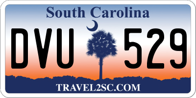 SC license plate DVU529
