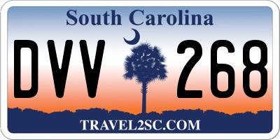 SC license plate DVV268
