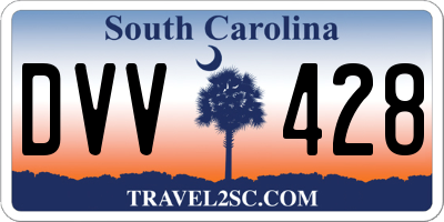 SC license plate DVV428