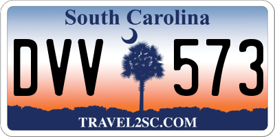 SC license plate DVV573