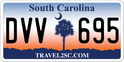 SC license plate DVV695