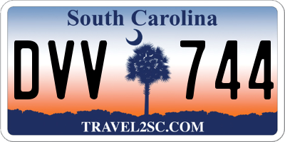 SC license plate DVV744