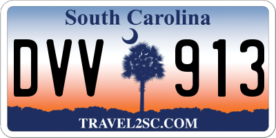 SC license plate DVV913