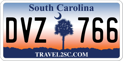 SC license plate DVZ766