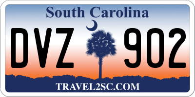 SC license plate DVZ902