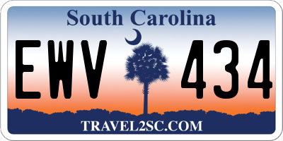 SC license plate EWV434