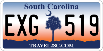 SC license plate EXG519