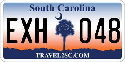 SC license plate EXH048