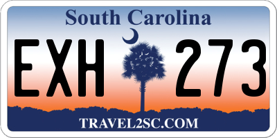 SC license plate EXH273