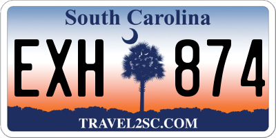 SC license plate EXH874
