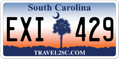 SC license plate EXI429
