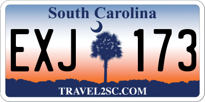 SC license plate EXJ173