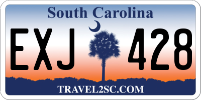 SC license plate EXJ428