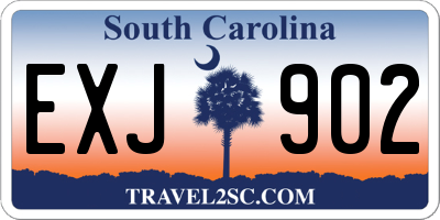 SC license plate EXJ902