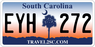 SC license plate EYH272