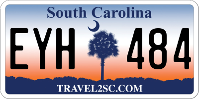 SC license plate EYH484