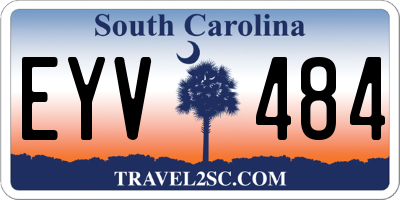 SC license plate EYV484