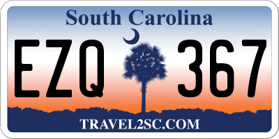 SC license plate EZQ367