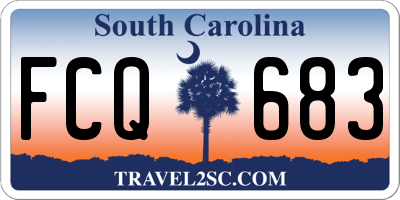 SC license plate FCQ683