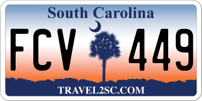 SC license plate FCV449