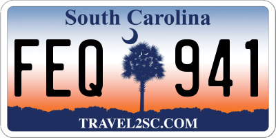 SC license plate FEQ941