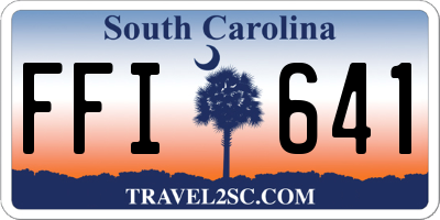 SC license plate FFI641