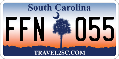 SC license plate FFN055