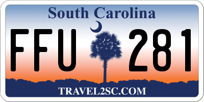 SC license plate FFU281