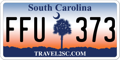 SC license plate FFU373