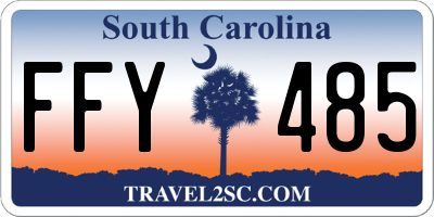 SC license plate FFY485