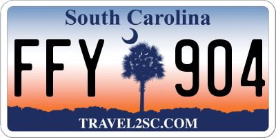 SC license plate FFY904