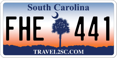 SC license plate FHE441