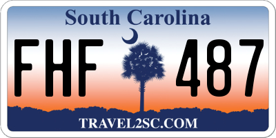 SC license plate FHF487