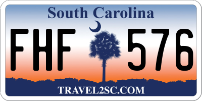 SC license plate FHF576