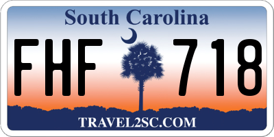 SC license plate FHF718