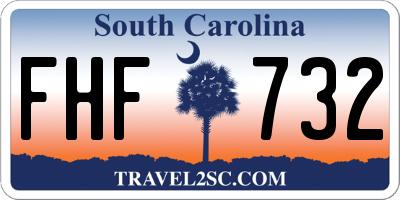 SC license plate FHF732
